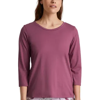 CALIDA Favourites Shirt mit 3/4-Arm Damen, mit Rundhalsausschnitt, aus 100% Bio-Baumwolle - 48-50