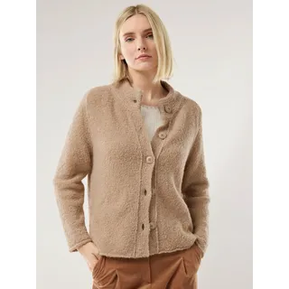 Walbusch Damen Baby Alpaka Strickjacke Blau