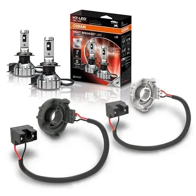 Osram NIGHT BREAKER® LED SMART H7 + ADAPTER 5 für H7-LED [Hersteller-Nr. 41790508] für VW