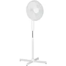 Reality Leuchten Standventilator BERGEN, Weiß - 62 x 105 cm - Kunststoff - Schwenkbar