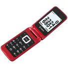 OLYMPIA Luna Senioren Mobiltelefon Handy mit großen Tasten Rot