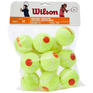Wilson Starter Orange Tball Tennisbälle (12 Stück)