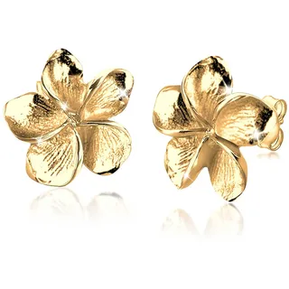 Elli - Frangipani Blüte Blume Filigran 925 Silber Ohrringe Damen (49.89 € / )